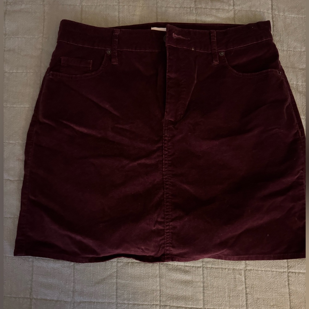 Old Navy Dark Burgundy Mini Skirt